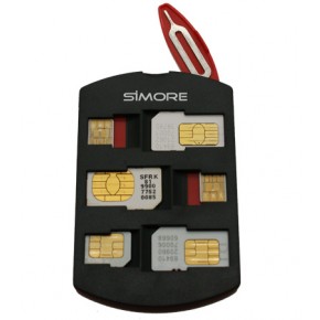 Boîte de rangement pour Carte SIM Carte TF Carte NANO Support de téléphone  avec étui de rangement pour lecteur de cartes