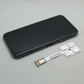 iPhone 15 Plus Dual SIM Adaptateur Speed Xi-Twin 15 Plus - Double carte SIM  - Compatible 5G 4G LTE 3G